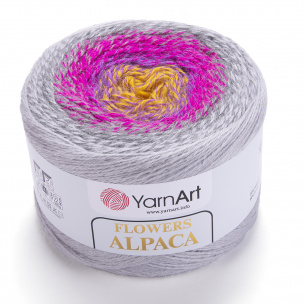 Flowers Alpaca příze 2 x 250 g