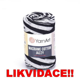 Macrame Cotton Jazzy příze 4 x 250 g AKCE Macrame Cotton Jazzy příze 4 x 250 g AKCE